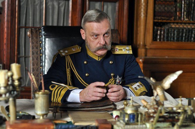 Александр Половцев на съемках сериала