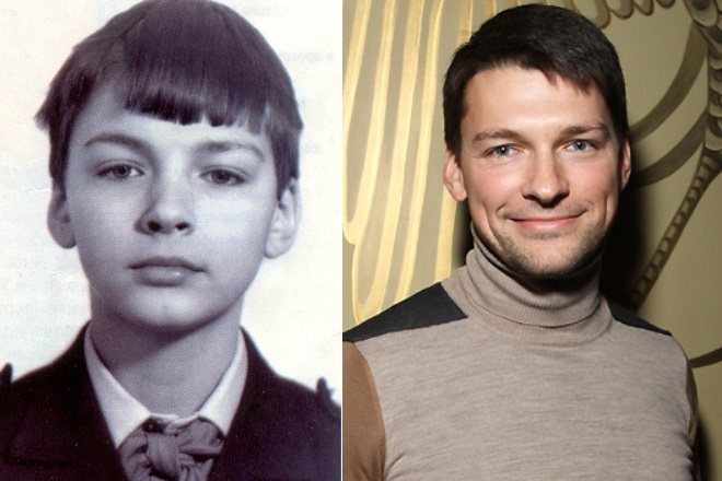 Даниил Страхов в детстве и сейчас