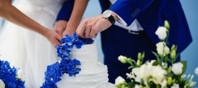 Как оформить свадьбу в синем цвете: красивые и оригинальные идеи