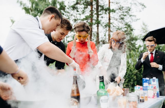 мастер-класс для гостей на свадьбе, организатор EVENT DESIGN
