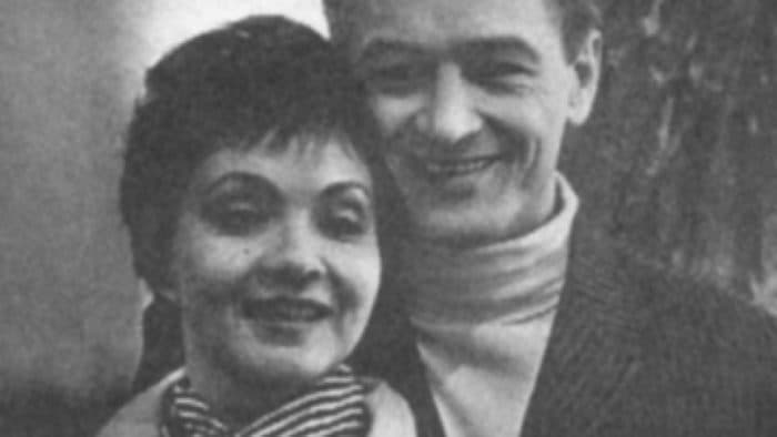 Молодые Михаил Ножкин и Лариса Голубина