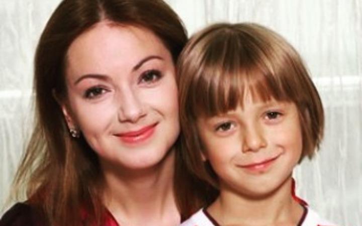 Ольга Будина с сыном Наумом