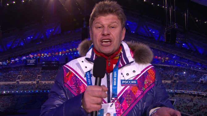 Спортивный комментатор -Губерниев Дмитрий