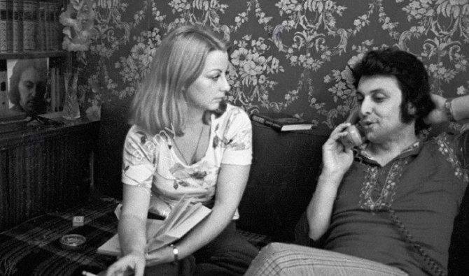 Вячеслав Добрынин и его первая жена (1979)